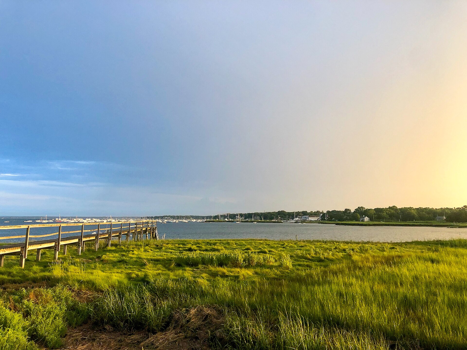 Duxbury Harbor in Massachusetts